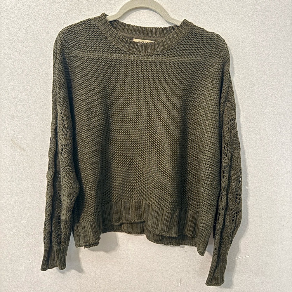 Harper Heritage Dark Green Knit Top